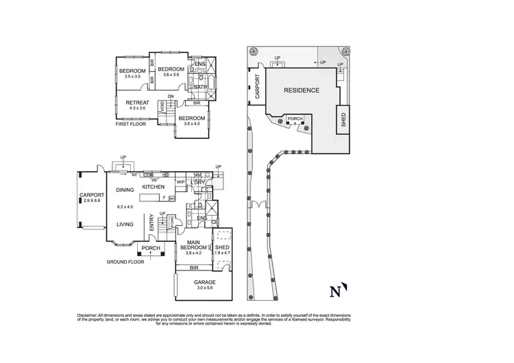 Floorplan of Homely townhouse listing, 103a Tunstall Road, Donvale VIC 3111