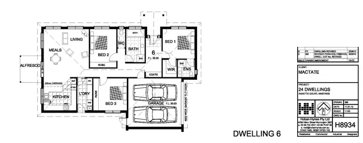 Floorplan of Homely unit listing, 6/1a Annette Court, Hastings VIC 3915