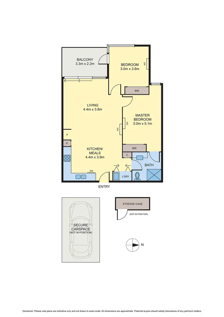 Floorplan of Homely apartment listing, 206/115 Poath Road, Murrumbeena VIC 3163