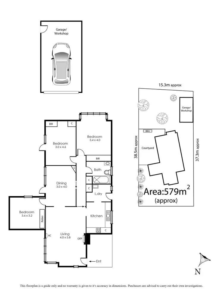 Floorplan of Homely house listing, 10 Foam Street, Aspendale VIC 3195