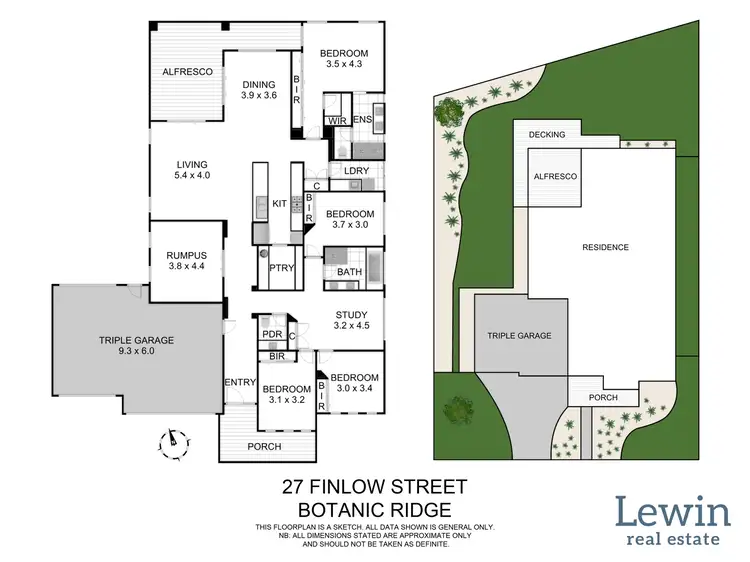 Floorplan of Homely house listing, 27 Finlow Street, Botanic Ridge VIC 3977
