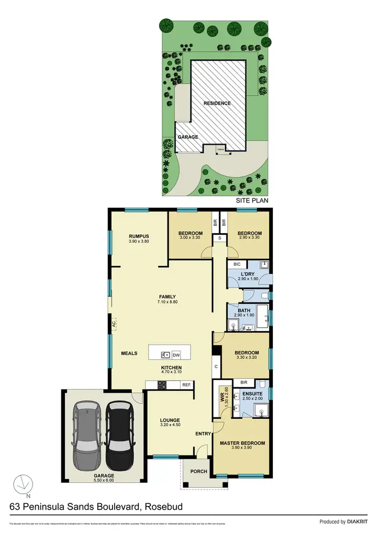 Floorplan of Homely house listing, 63 Peninsula Sands Boulevard, Rosebud VIC 3939