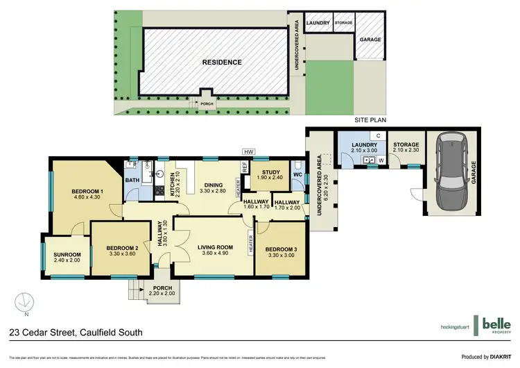 Floorplan of Homely house listing, 23 Cedar Street, Caulfield South VIC 3162