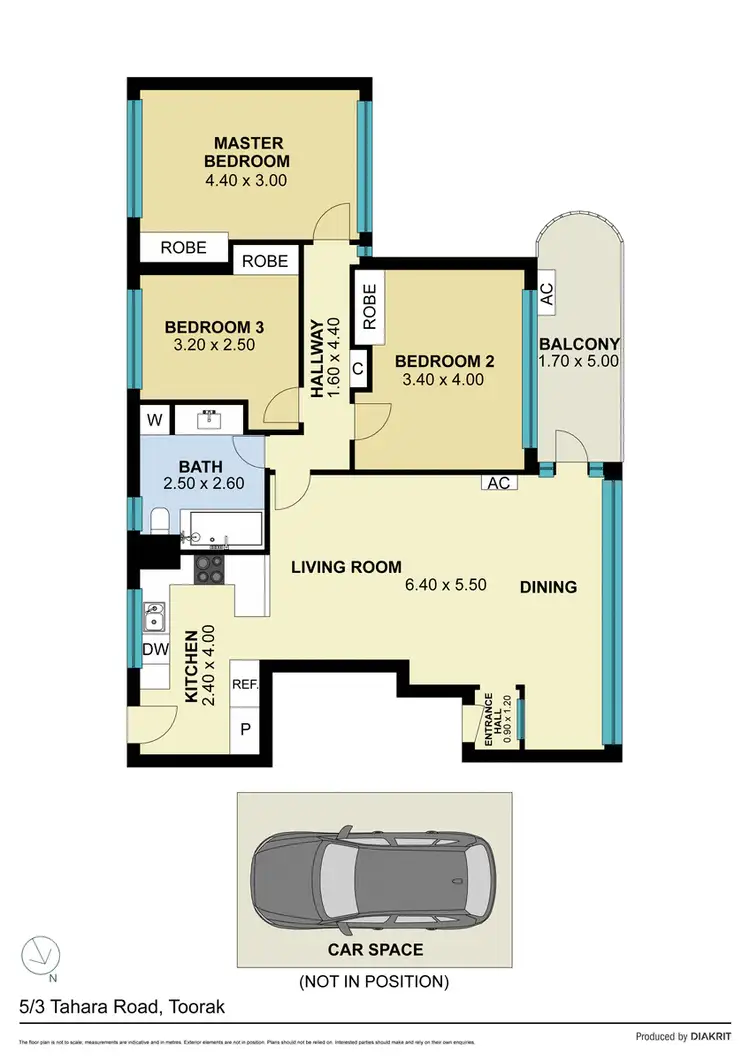 Floorplan of Homely apartment listing, 5/3 Tahara Road, Toorak VIC 3142