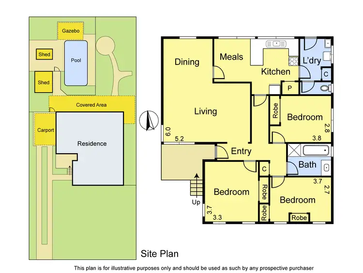 Floorplan of Homely house listing, 43 Warralong Avenue, Greensborough VIC 3088