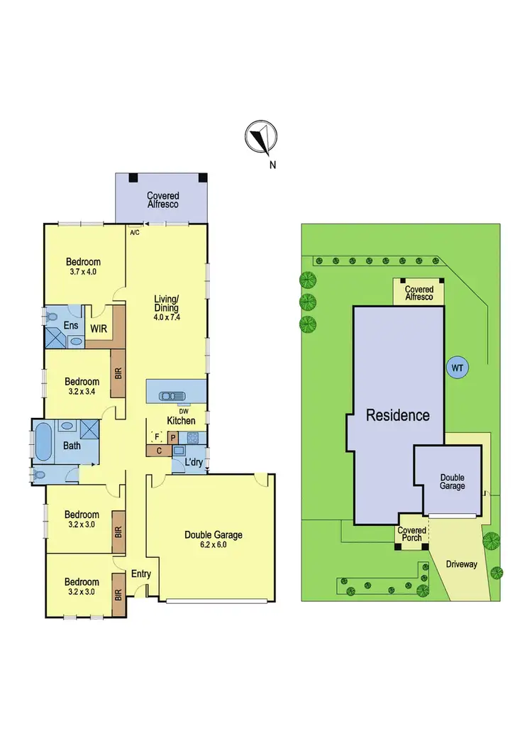 Floorplan of Homely house listing, 25 Dampiera Avenue, Wallan VIC 3756