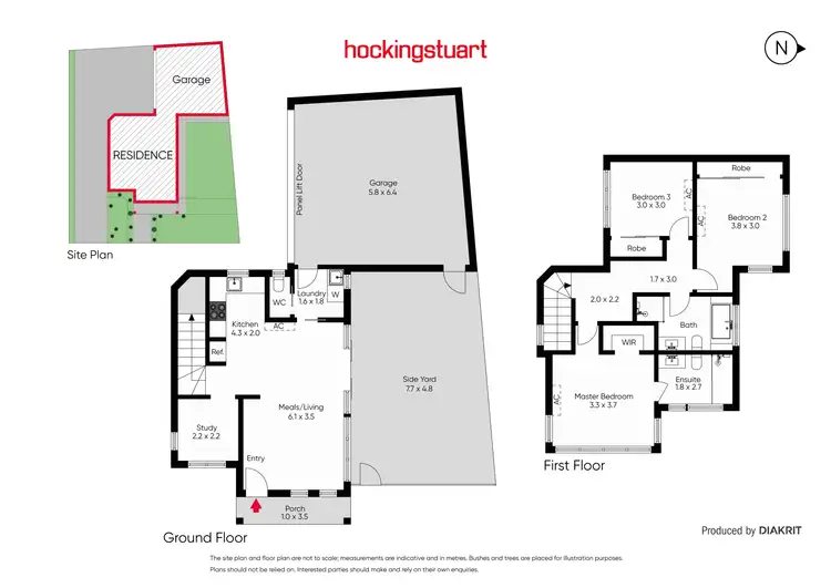 Floorplan of Homely townhouse listing, 1/46 Millers Road, Brooklyn VIC 3012