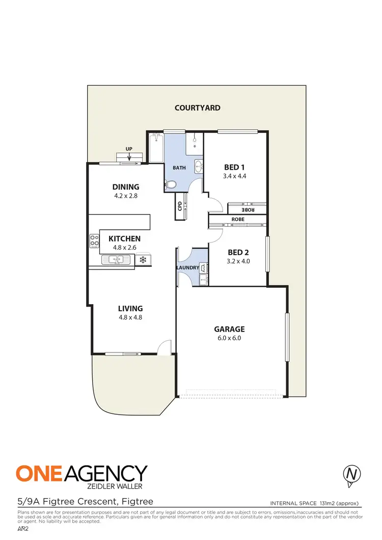 Floorplan of Homely villa listing, 5/9A Figtree Crescent, Figtree NSW 2525