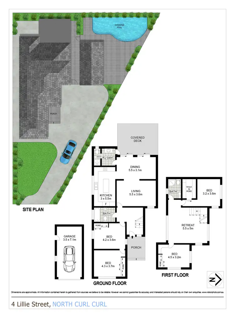 Floorplan of Homely house listing, 4 Lillie Street, North Curl Curl NSW 2099