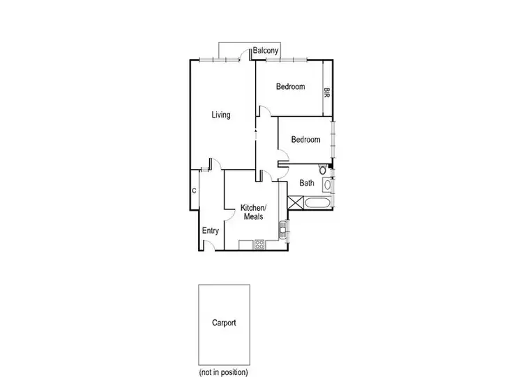 Floorplan of Homely apartment listing, 5/26 Beach Avenue, Elwood VIC 3184