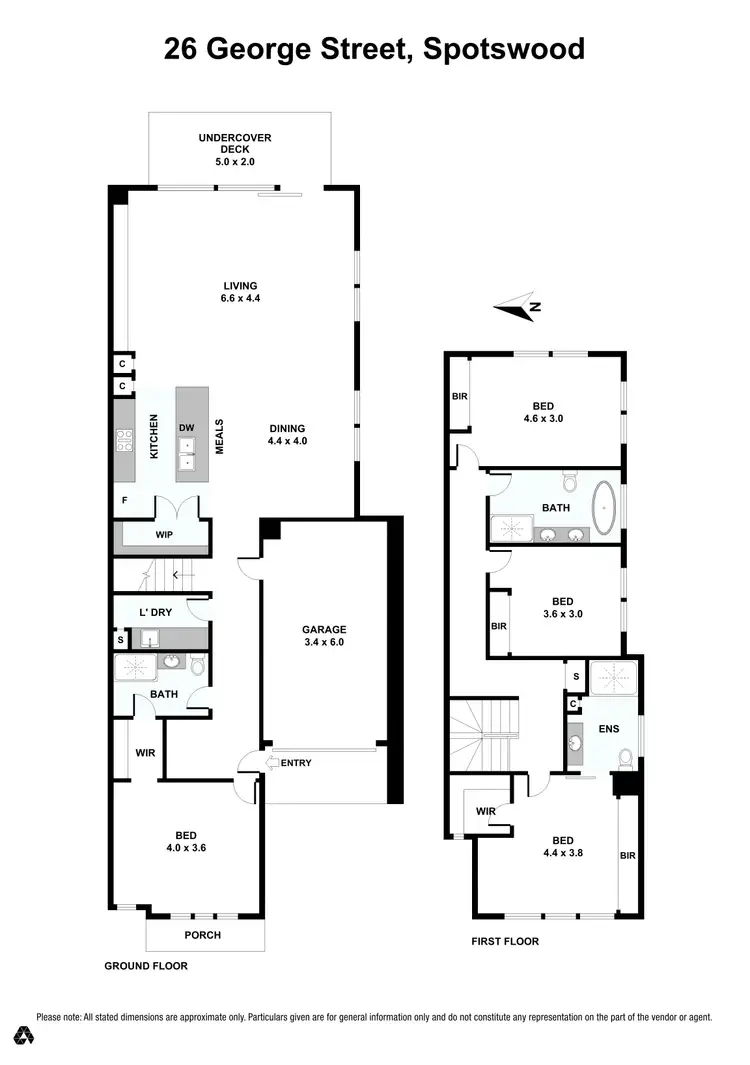 Floorplan of Homely house listing, 26 George Street, Spotswood VIC 3015