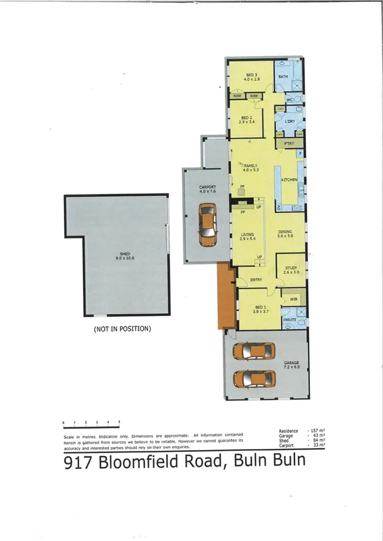 Floorplan of Homely rural property listing, 917 Bloomfield Road, Buln Buln VIC 3821