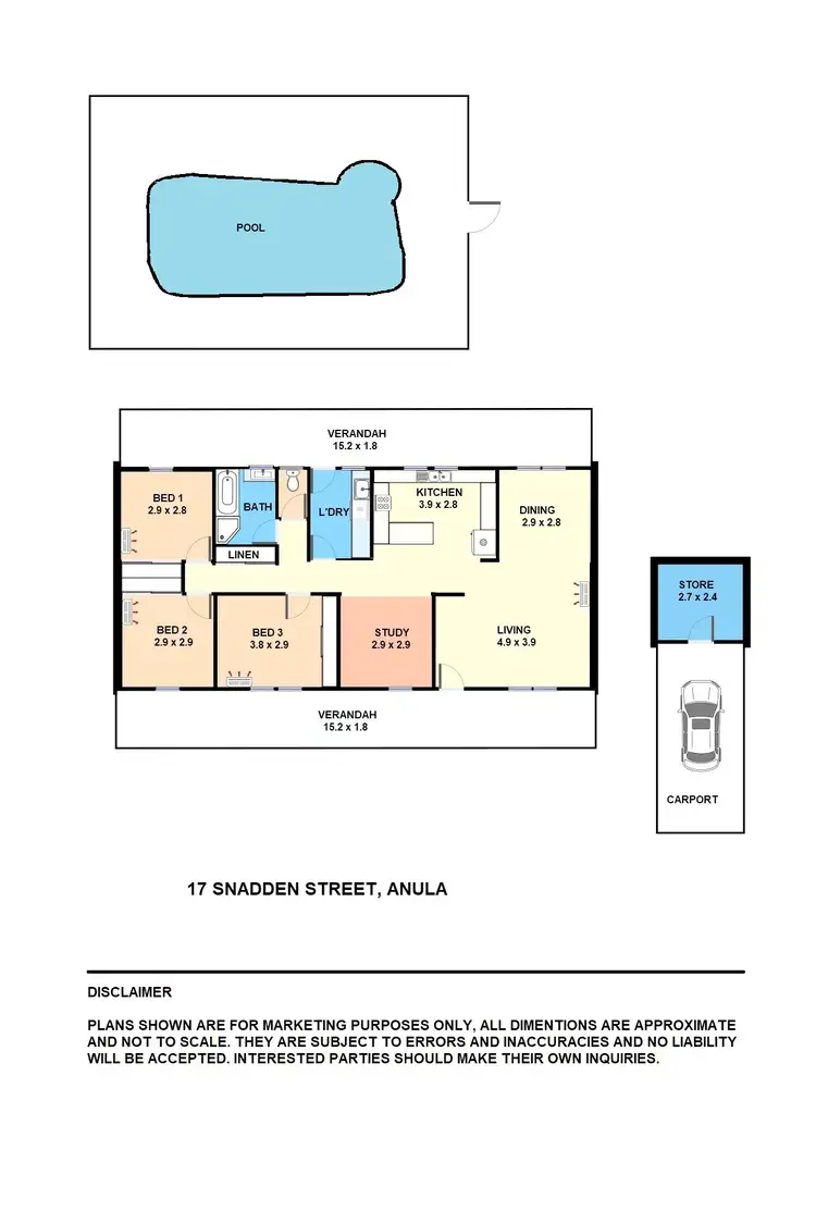 Floorplan of Homely house listing, 17 Snadden Street, Anula NT 812