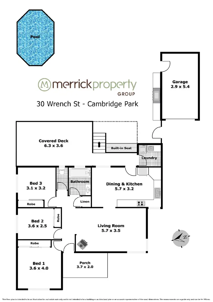 Floorplan of Homely house listing, 30 Wrench Street, Cambridge Park NSW 2747