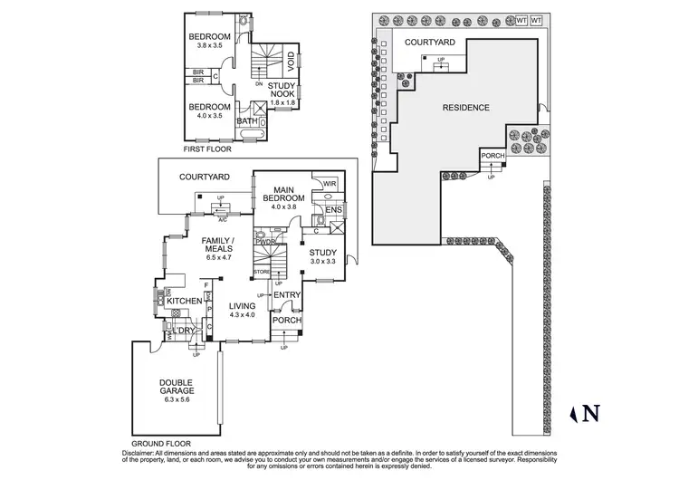 Floorplan of Homely townhouse listing, 62A Macedon Road, Templestowe Lower VIC 3107