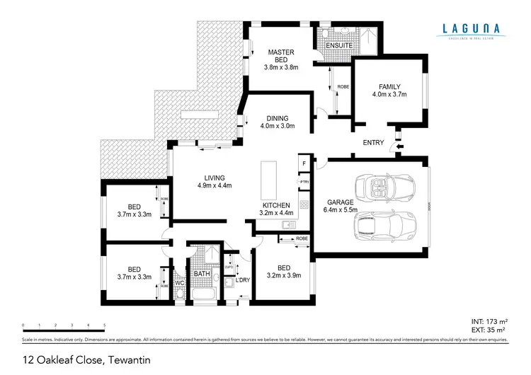 Floorplan of Homely house listing, 12 Oakleaf Close, Tewantin QLD 4565
