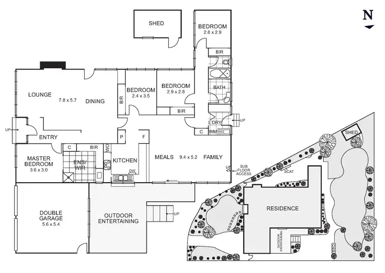 Floorplan of Homely house listing, 7 Dove Court, Templestowe Lower VIC 3107