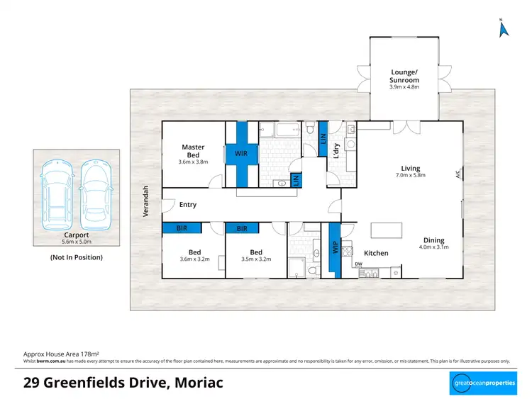 Floorplan of Homely house listing, 29 Greenfields Drive, Moriac VIC 3240