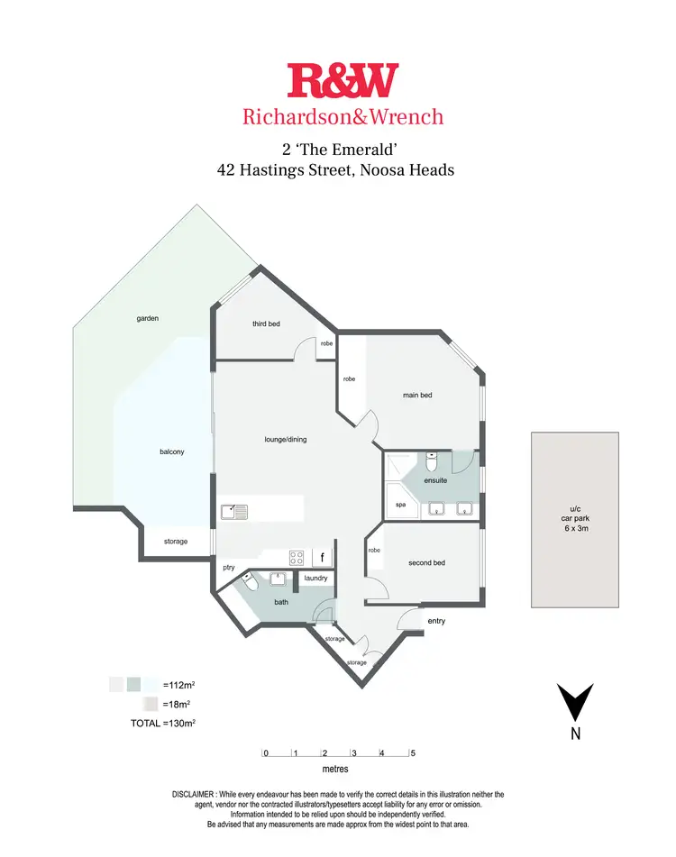 Floorplan of Homely apartment listing, 2/42 Hastings Street, Noosa Heads QLD 4567