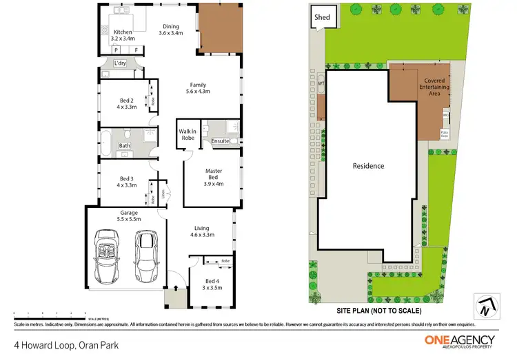 Floorplan of Homely house listing, 4 Howard Loop, Oran Park NSW 2570