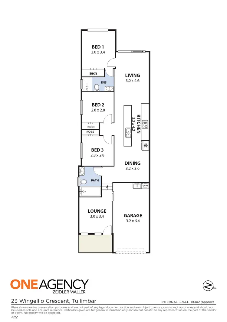 Floorplan of Homely house listing, 23 Wingello Crescent, Tullimbar NSW 2527
