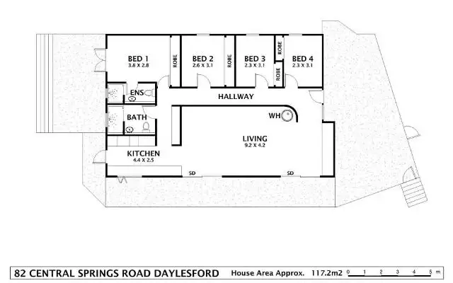 Floorplan of Homely house listing, 82 Central Springs Road, Daylesford VIC 3460