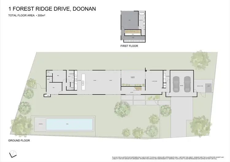 Floorplan of Homely house listing, 1 Forest Ridge Drive, Doonan QLD 4562
