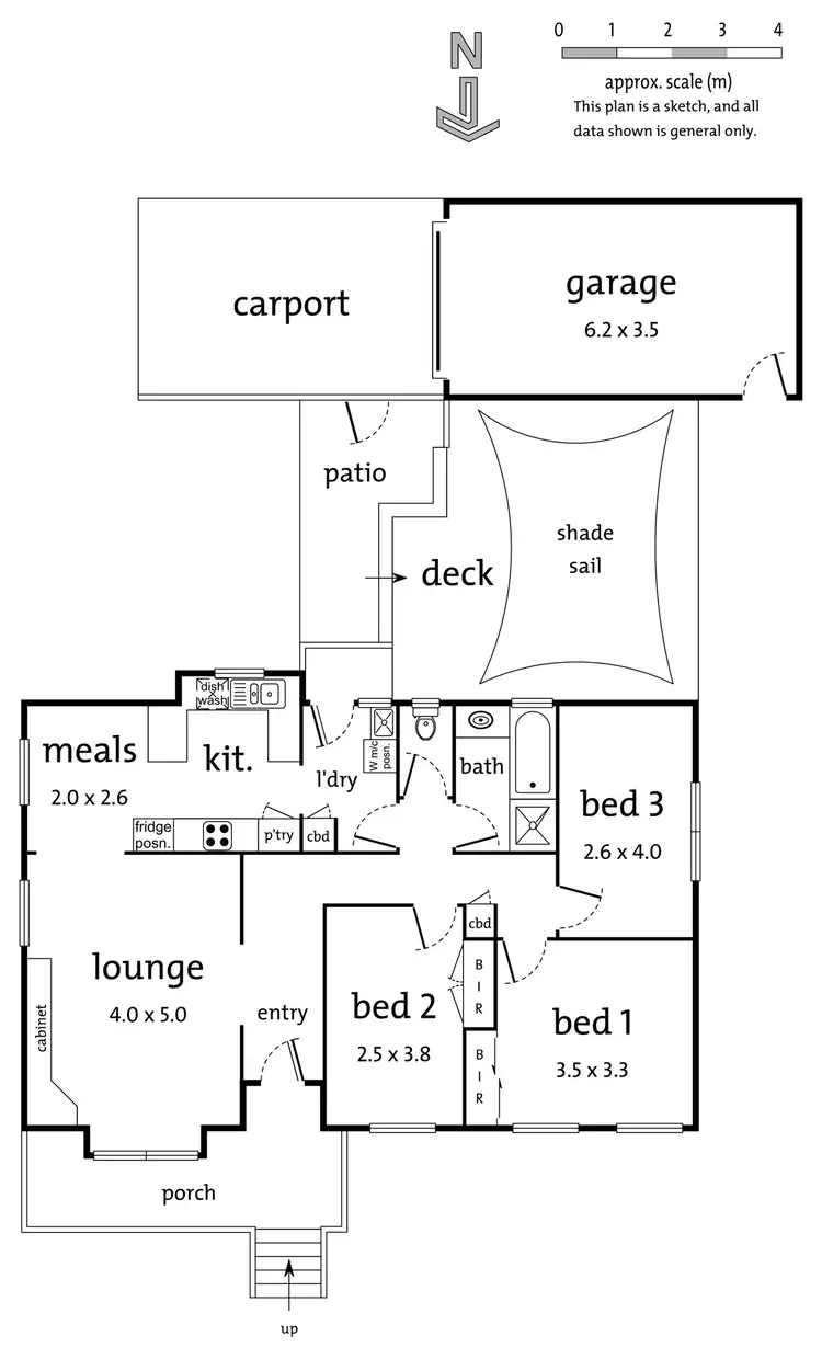 Floorplan of Homely house listing, 1/45 Bambra Street, Croydon VIC 3136