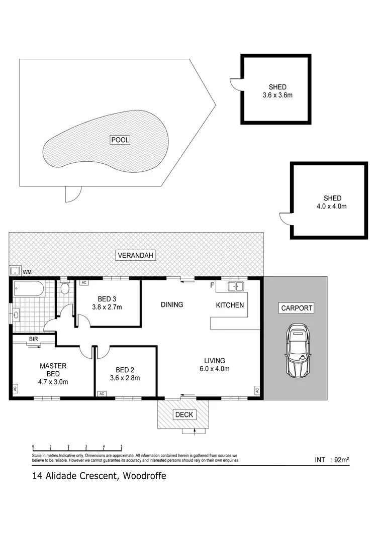 Floorplan of Homely house listing, 14 Alidade Crescent, Woodroffe NT 830