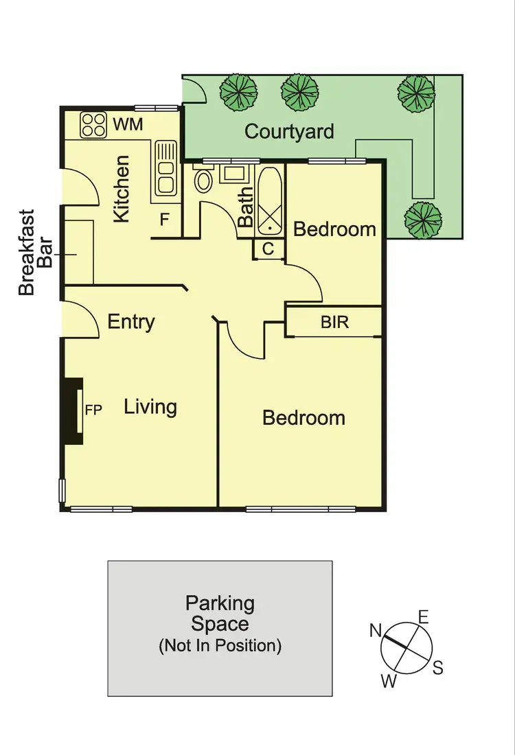 Floorplan of Homely apartment listing, 14/23-25 Charnwood Road, St Kilda VIC 3182