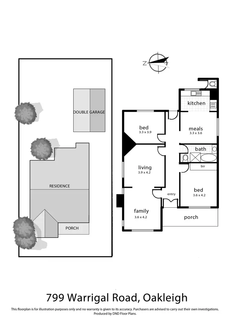 Floorplan of Homely house listing, 799 Warrigal Road, Oakleigh VIC 3166