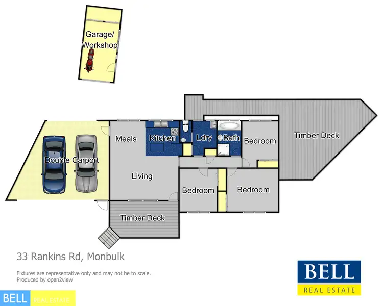 Floorplan of Homely house listing, 33 Rankins Road, Monbulk VIC 3793