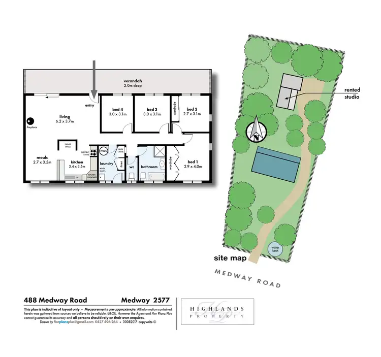 Floorplan of Homely house listing, 488 Medway Road, Medway NSW 2577