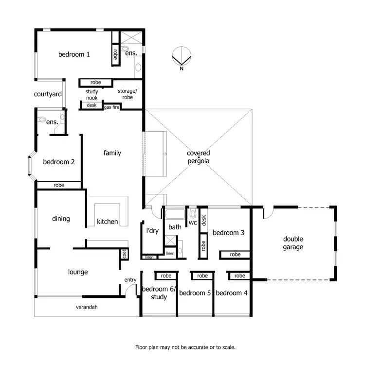 Floorplan of Homely house listing, 6 Peake Place, Curtin ACT 2605