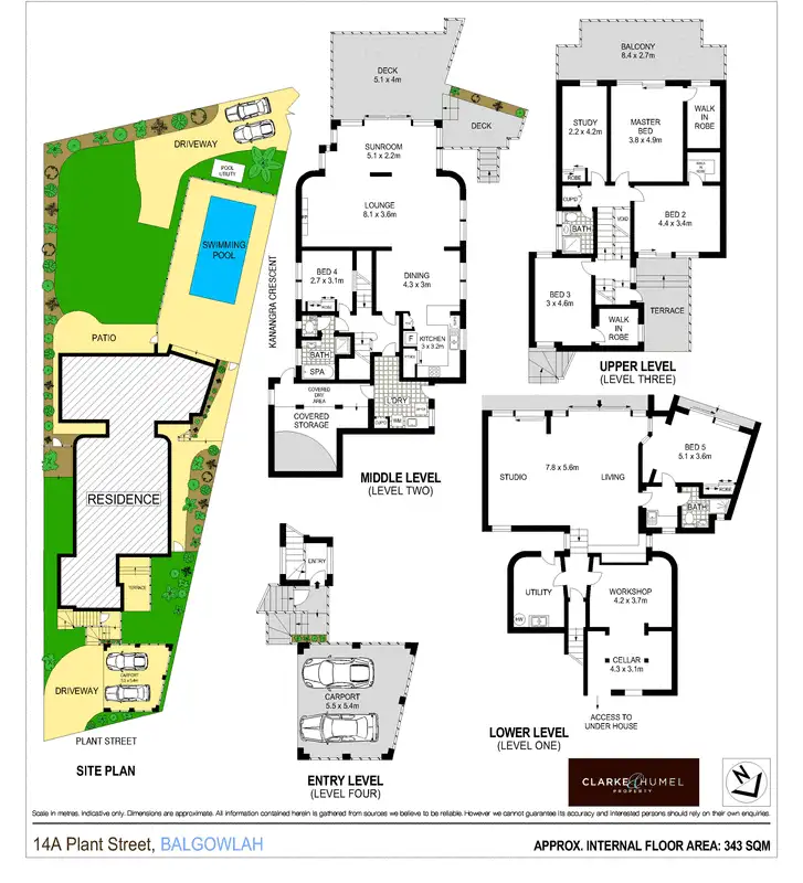 Floorplan of Homely house listing, 14a Plant Street, Balgowlah NSW 2093