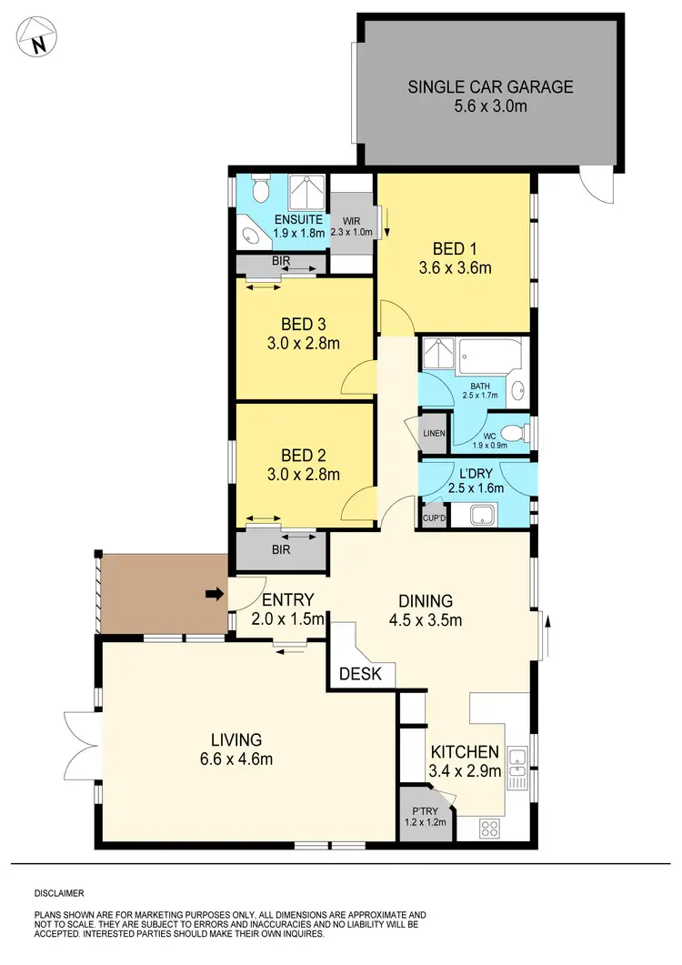 Floorplan of Homely house listing, 2/1305 Gregory Street, Lake Wendouree VIC 3350