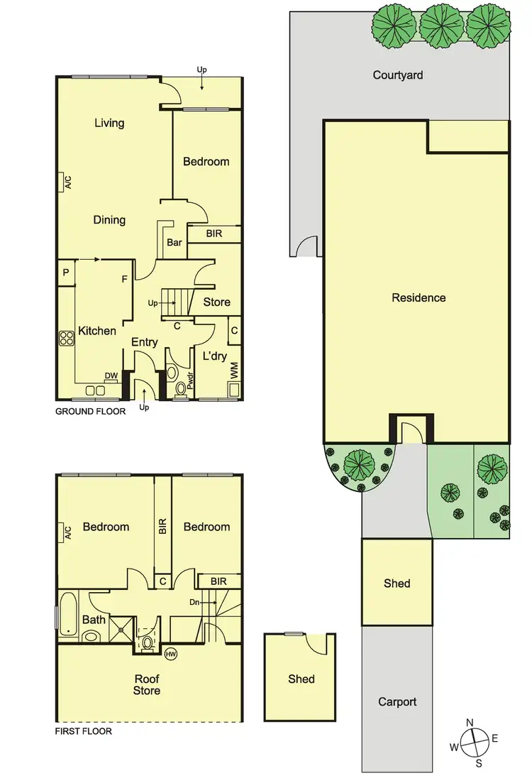 Floorplan of Homely townhouse listing, 4/29 Oakdene Crescent, Carnegie VIC 3163