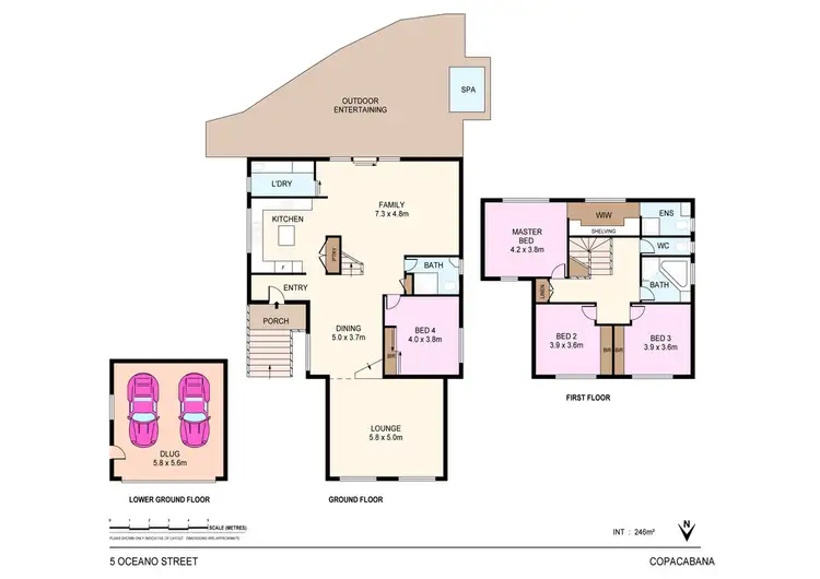 Floorplan of Homely house listing, 5 Oceano Street, Copacabana NSW 2251