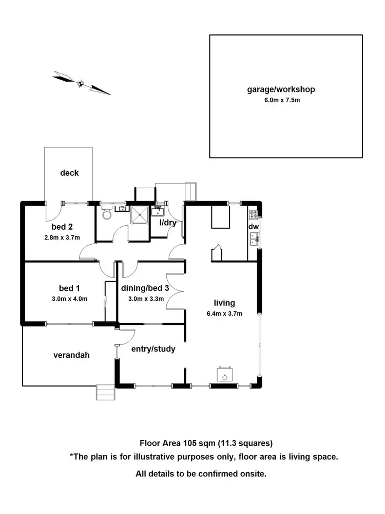 Floorplan of Homely house listing, 6 Olinda Crescent, Olinda VIC 3788