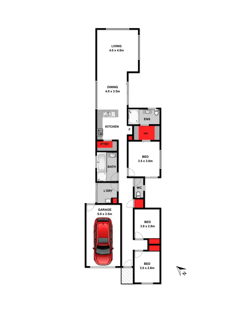 Floorplan of Homely house listing, 29 Newfields Drive, Drysdale VIC 3222