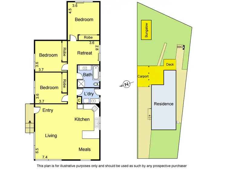 Floorplan of Homely house listing, 48 Ibbottson Street, Watsonia VIC 3087