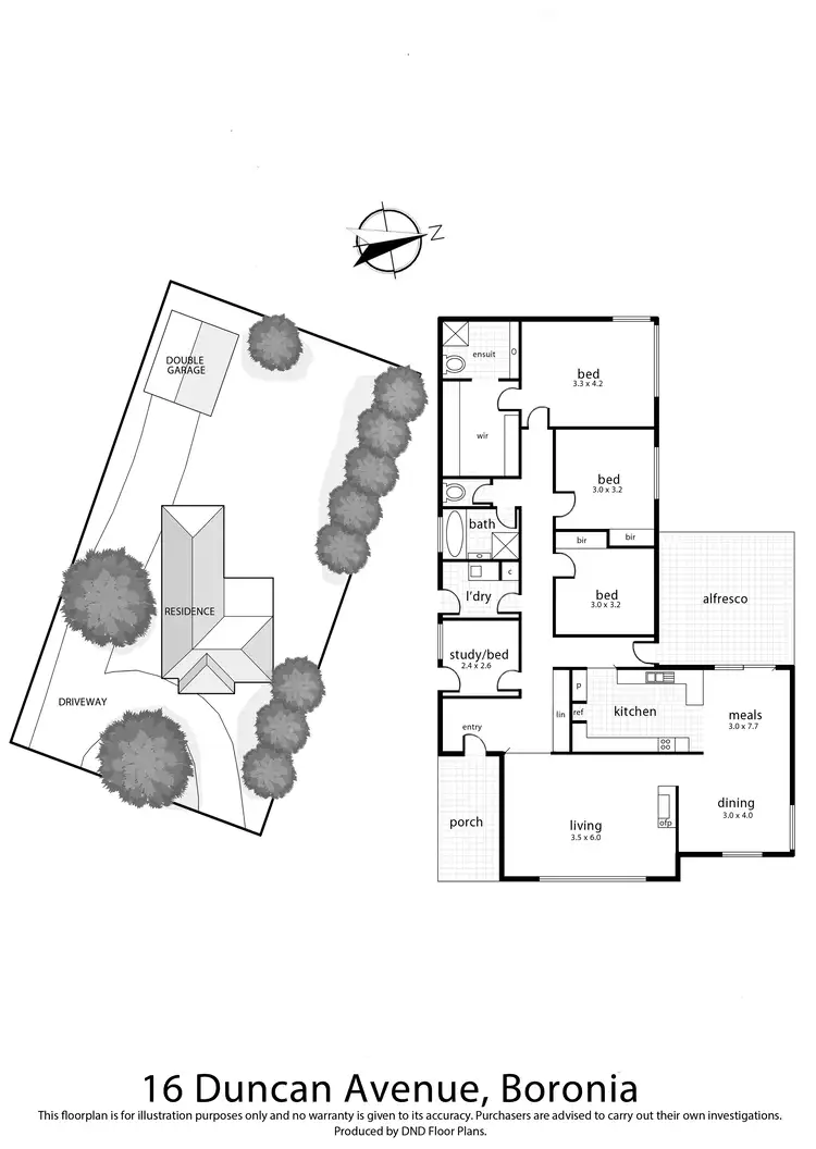 Floorplan of Homely house listing, 16 Duncan Avenue, Boronia VIC 3155