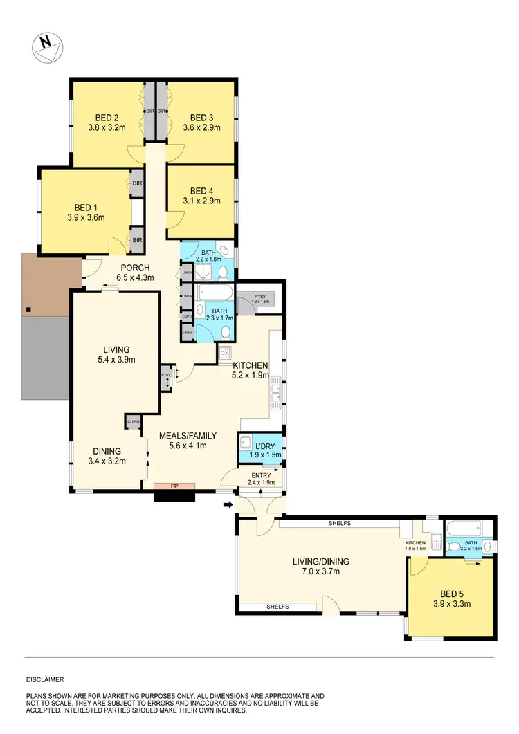 Floorplan of Homely house listing, 341 Mollongghip Road, Mollongghip VIC 3352