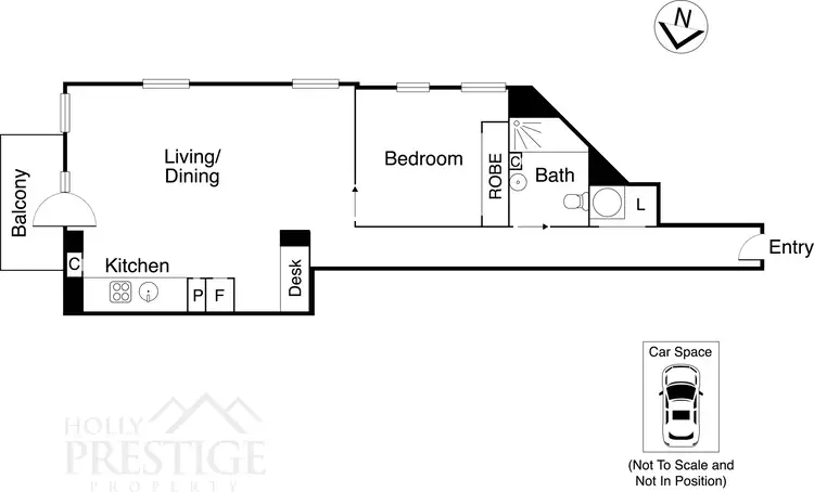 Floorplan of Homely apartment listing, 102/9 Commercial Road, Melbourne VIC 3004