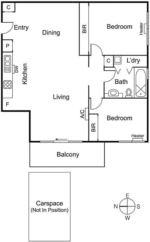 Floorplan of Homely apartment listing, 13/219 Alma Road, St Kilda East VIC 3183