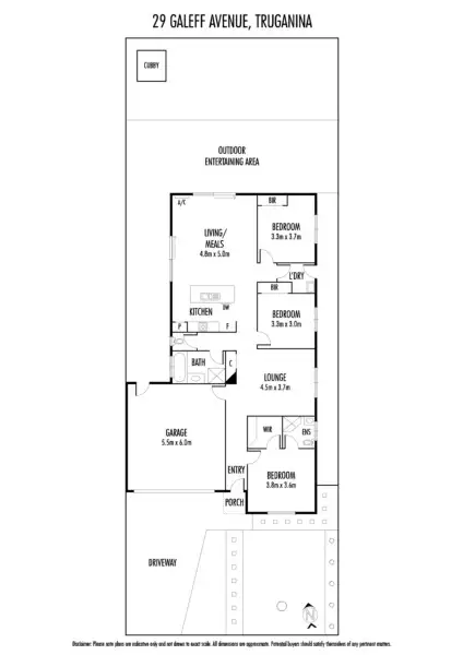 Floorplan of Homely house listing, 29 Galeff Avenue, Truganina VIC 3029