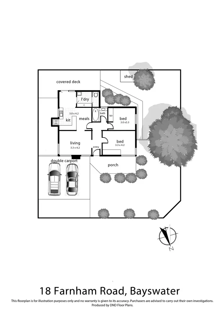 Floorplan of Homely house listing, 18 Farnham Road, Bayswater VIC 3153