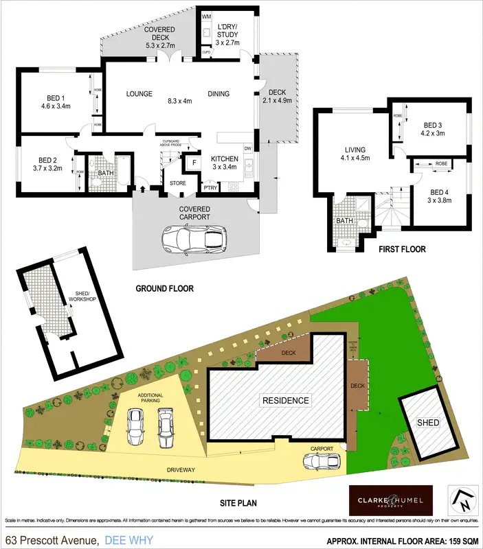 Floorplan of Homely house listing, 63 Prescott Avenue, Dee Why NSW 2099