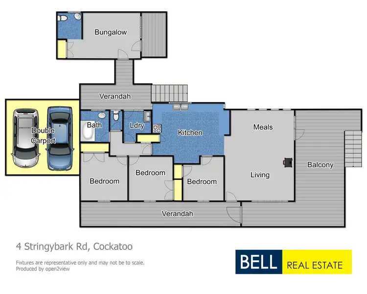 Floorplan of Homely house listing, 4 Stringybark Road, Cockatoo VIC 3781