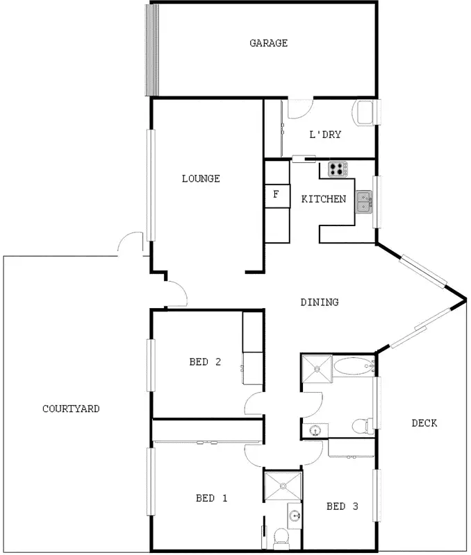Floorplan of Homely semi-detached listing, 54A Belconnen Way, Page ACT 2614